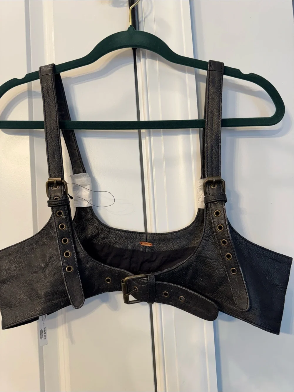 Free People structured leather